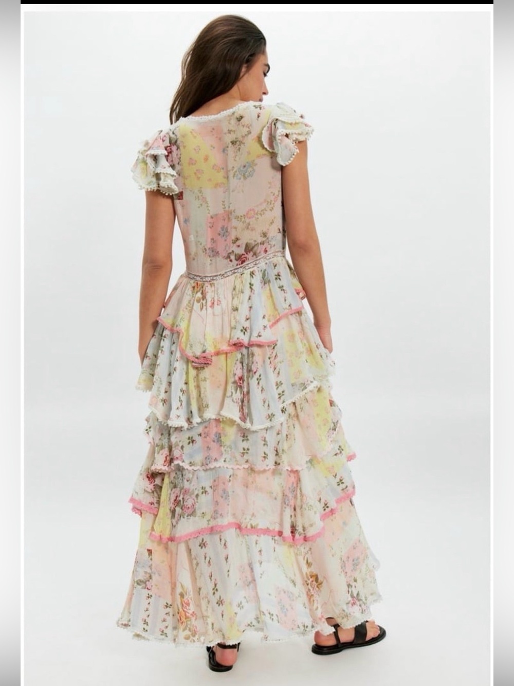 Free People NWT  Feme Romantic Fairytale Midi/Maxi Dress Love You Bunches $450 - Picture 2 of 10